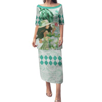 Kentucky Horse Racing Puletasi Fancy Lady With Derby Mint Julep Cocktail - Wonder Print Shop