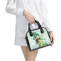 Kentucky Horse Racing Shoulder Handbag Fancy Lady With Derby Mint Julep Cocktail