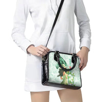 Kentucky Horse Racing Shoulder Handbag Fancy Lady With Derby Mint Julep Cocktail