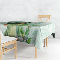 Kentucky Horse Racing Tablecloth Fancy Lady With Derby Mint Julep Cocktail - Wonder Print Shop
