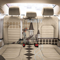 Kentucky Horse Racing Back Car Seat Cover Derby Lady Riding Horse Twin Spires - Wonder Print Shop