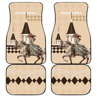Kentucky Horse Racing Car Mats Derby Lady Riding Horse Twin Spires - Wonder Print Shop