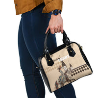 Kentucky Horse Racing Shoulder Handbag Derby Lady Riding Horse Twin Spires