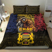 Chad Independence Day 1960 Bedding Set Tchad Goat and Lion African Pattern - Wonder Print Shop