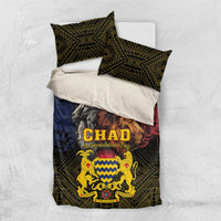 Chad Independence Day 1960 Bedding Set Tchad Goat and Lion African Pattern - Wonder Print Shop
