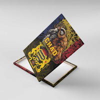 Chad Independence Day 1960 Canvas Wall Art Tchad Goat and Lion African Pattern - Wonder Print Shop