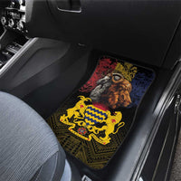 Chad Independence Day 1960 Car Mats Tchad Goat and Lion African Pattern - Wonder Print Shop