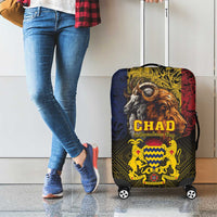 Chad Independence Day 1960 Luggage Cover Tchad Goat and Lion African Pattern - Wonder Print Shop