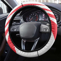 Singapore Steering Wheel Cover The Merlion With Red Orchid - Wonder Print Shop