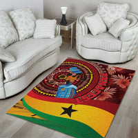 Panafest Area Rug Ghana Tropical African Pattern - Wonder Print Shop