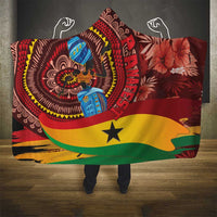 Panafest Hooded Blanket Ghana Tropical African Pattern