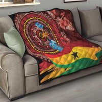 Panafest Quilt Ghana Tropical African Pattern - Wonder Print Shop