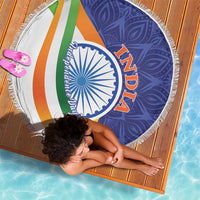 India Independence Day Beach Blanket Mandala Paisley Floral - Wonder Print Shop