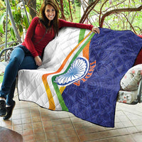 India Independence Day Quilt Mandala Paisley Floral - Wonder Print Shop