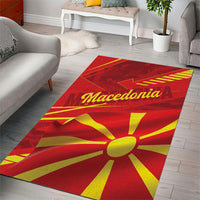 Macedonia Area Rug Flag Color Inspired