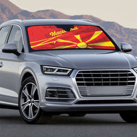Macedonia Auto Sun Shade Flag Color Inspired