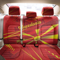 Macedonia Back Car Seat Cover Flag Color Inspired