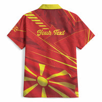 Personalised Macedonia Hawaiian Shirt Flag Color Inspired