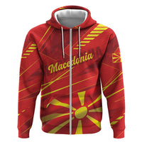 Personalised Macedonia Hoodie Flag Color Inspired