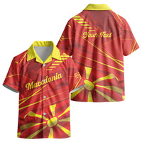 Personalised Macedonia Kid Hawaiian Shirt Flag Color Inspired