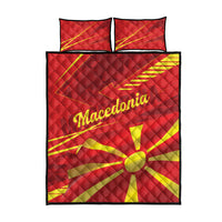 Macedonia Quilt Bed Set Flag Color Inspired