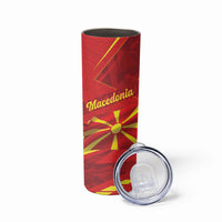 Personalised Macedonia Skinny Tumbler Flag Color Inspired