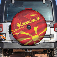 Macedonia Spare Tire Cover Flag Color Inspired