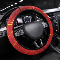 Macedonia Steering Wheel Cover Flag Color Inspired