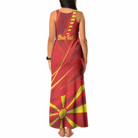 Personalised Macedonia Tank Maxi Dress Flag Color Inspired