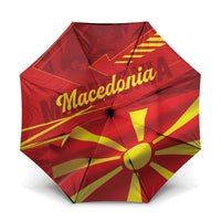 Macedonia Umbrella Flag Color Inspired