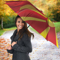 Macedonia Umbrella Flag Color Inspired