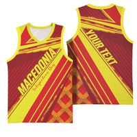 Personalised Macedonia Independence Day Basketball Jersey 8 September 1991