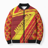 Personalised Macedonia Independence Day Bomber Puffer Jacket 8 September 1991
