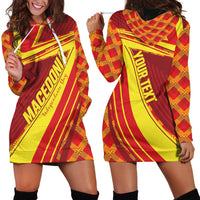 Personalised Macedonia Independence Day Hoodie Dress 8 September 1991