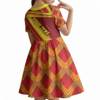 Personalised Macedonia Independence Day Kid Short Sleeve Dress 8 September 1991
