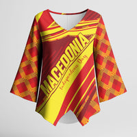 Personalised Macedonia Independence Day Kimono Sleeve Blouse 8 September 1991