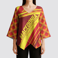 Personalised Macedonia Independence Day Kimono Sleeve Blouse 8 September 1991
