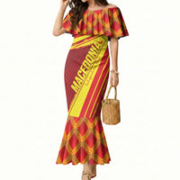 Personalised Macedonia Independence Day Mermaid Dress 8 September 1991