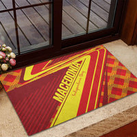 Macedonia Independence Day Rubber Doormat 8 September 1991