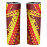 Personalised Macedonia Independence Day Skinny Tumbler 8 September 1991
