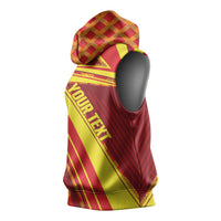 Personalised Macedonia Independence Day Sleeveless Hoodie 8 September 1991