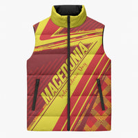 Personalised Macedonia Independence Day Sleeveless Puffer Jacket 8 September 1991