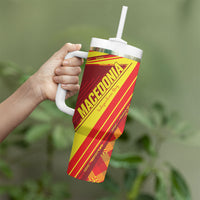 Personalised Macedonia Independence Day Tumbler With Handle 8 September 1991