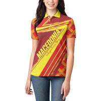 Personalised Macedonia Independence Day Women Polo Shirt 8 September 1991