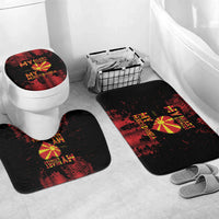 My Heart My Country My Macedonia Bathroom Set Grunge Style