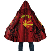 Personalised My Heart My Country My Macedonia Cloak Grunge Style