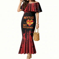Personalised My Heart My Country My Macedonia Mermaid Dress Grunge Style