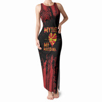 Personalised My Heart My Country My Macedonia Tank Maxi Dress Grunge Style