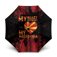 My Heart My Country My Macedonia Umbrella Grunge Style