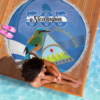 Nicaragua 505 Guardabarranco Beach Blanket En Dios confiamos - Wonder Print Shop